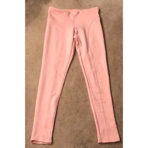 Light pink leggings size small, low rise